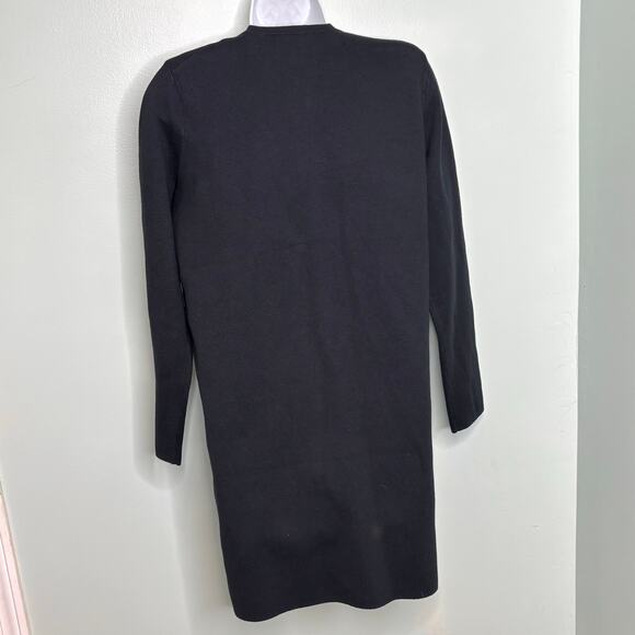 J Crew Giselle Long Sweater Blazer, Dress Black XXS - Picture 6 of 9